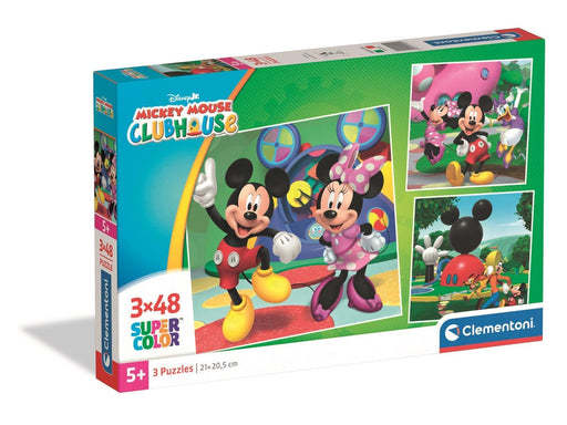 Clementoni Puzzle Mickey Mouse Club House 2026 3x48 pieces 2D Puzzles