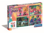 Clementoni Puzzle Trolls 4in1 2D Puzzles