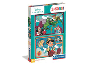Clementoni Puzzle WD Classic 2x60 pieces 2D Puzzles