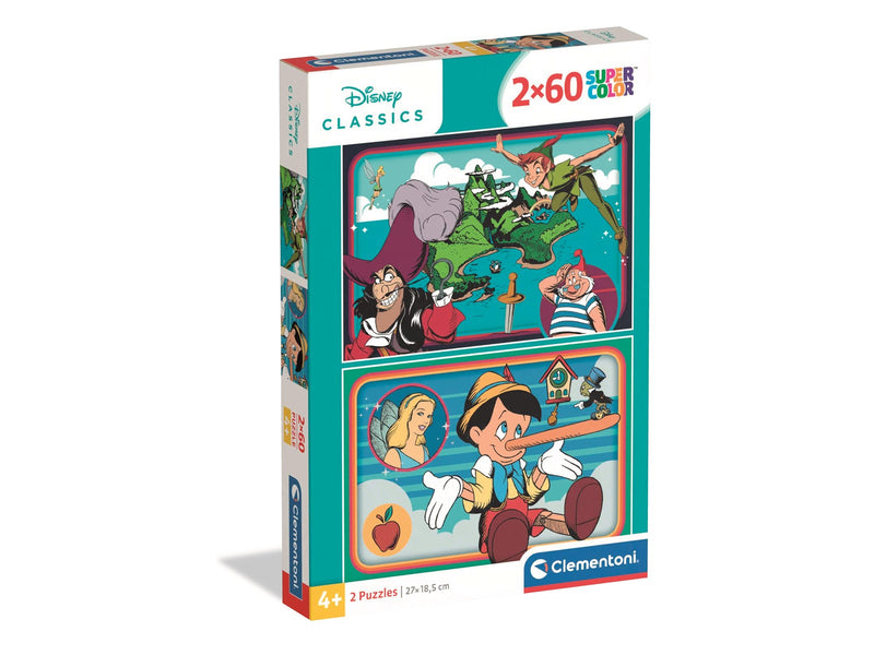 Clementoni Puzzle WD Classic 2x60 pieces 2D Puzzles