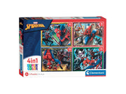 Clementoni Puzzles Marvel Spiderman 4in1 2D Puzzles