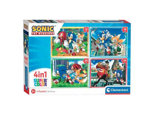 Clementoni Puzzles Sonic 4in1 2D Puzzles