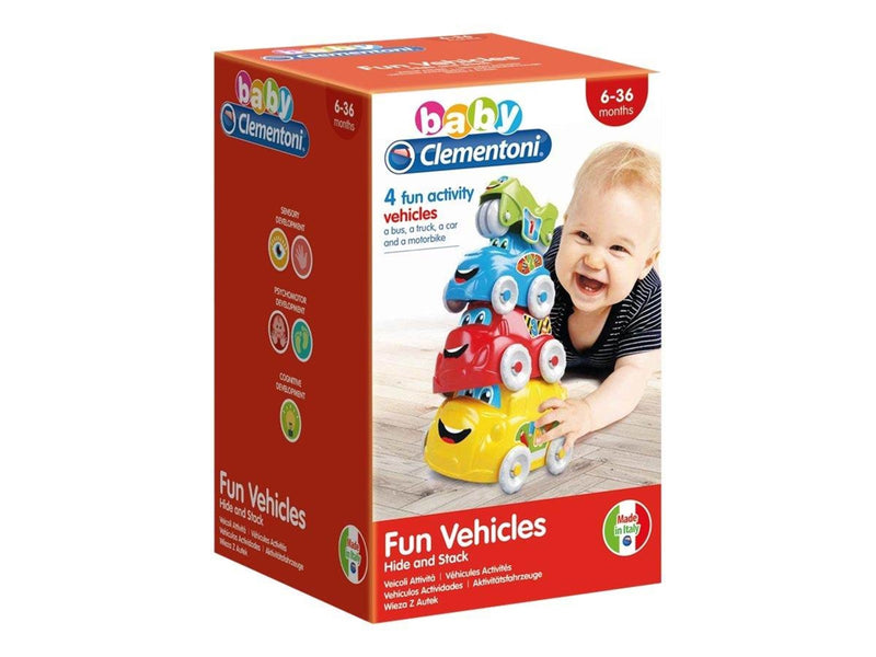 Clementoni Stacking Tower Vehicles 4dlg.
