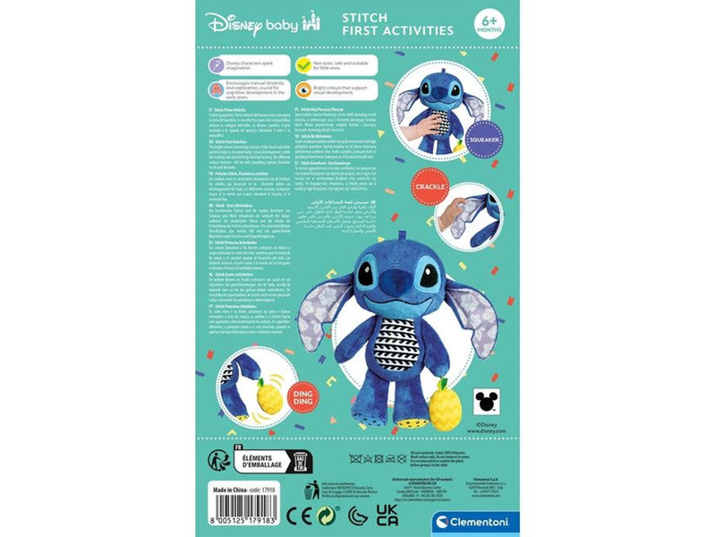 Clementoni Stitch Activities Plush Toy