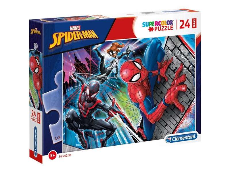 Clementoni SuperColor Maxi - Marvel Spider-Man 2D Puzzles