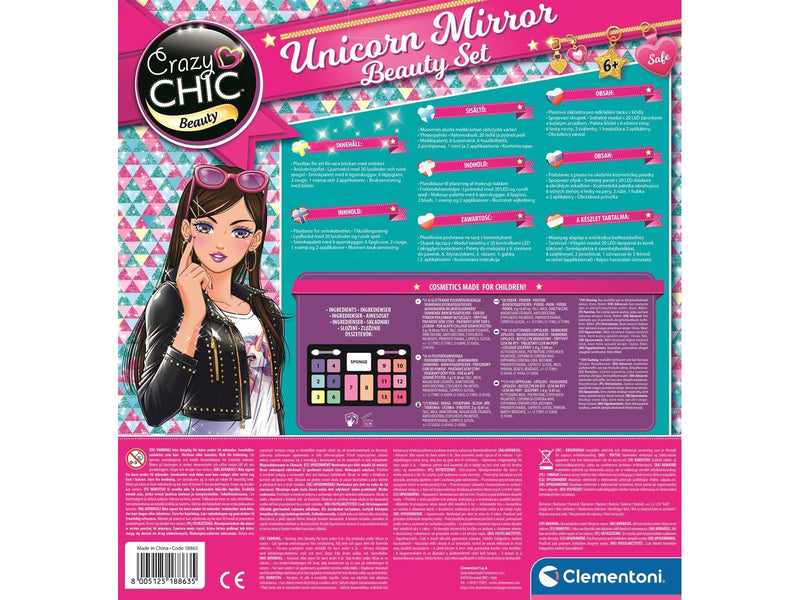 Clementoni Unicorn Mirror Beauty set