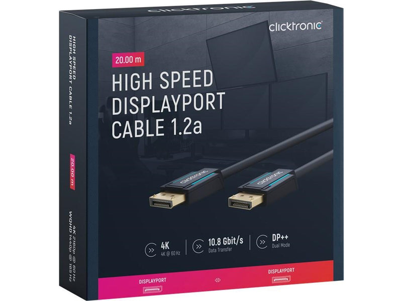 ClickTronic Click DisplayPort Kabel           bu 20m