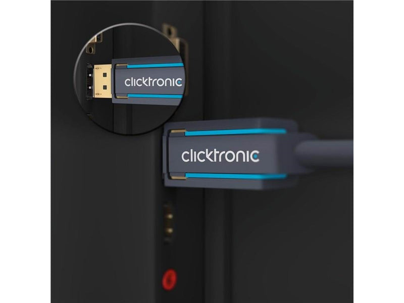 ClickTronic DisplayPort Cable 5m - Audio/Video