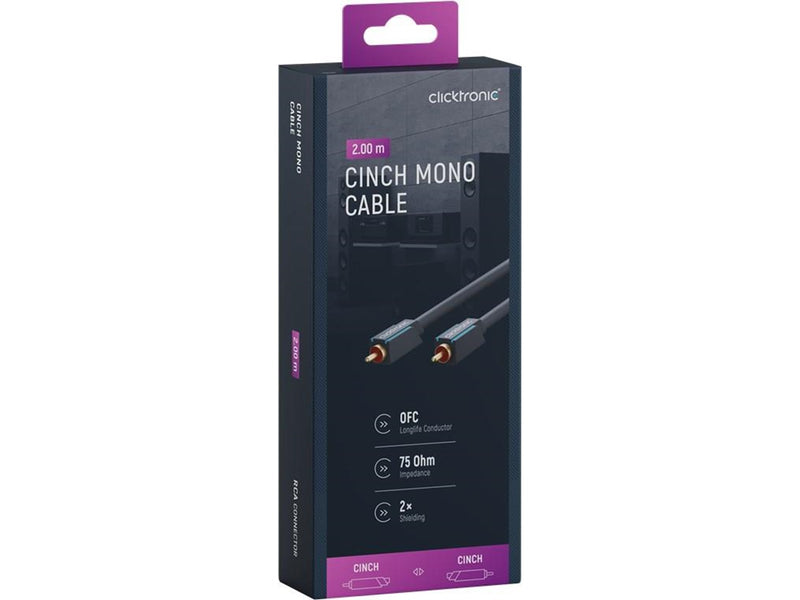 ClickTronic RCA Mono Cable - 2m
