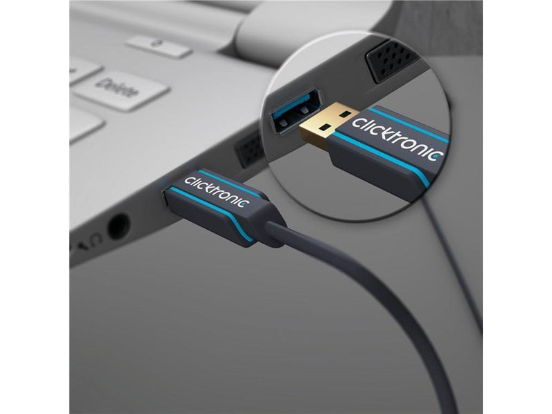 ClickTronic USB 3.0 Extension. 3m - High Speed