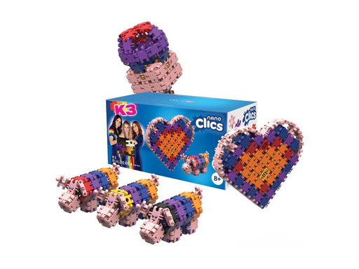 Clics Nano  - K3 Builders Building Set - 190pcs.
