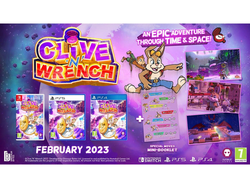 Clive 'n' Wrench (Collector's Edition) - Nintendo Switch - Plattform - PEGI 7