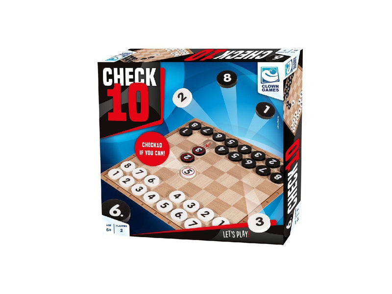 Clown Games Check-10 Board Game
