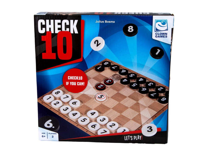 Clown Games Check-10 Board Game