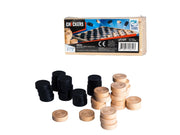 Clown Games Checkers Wood