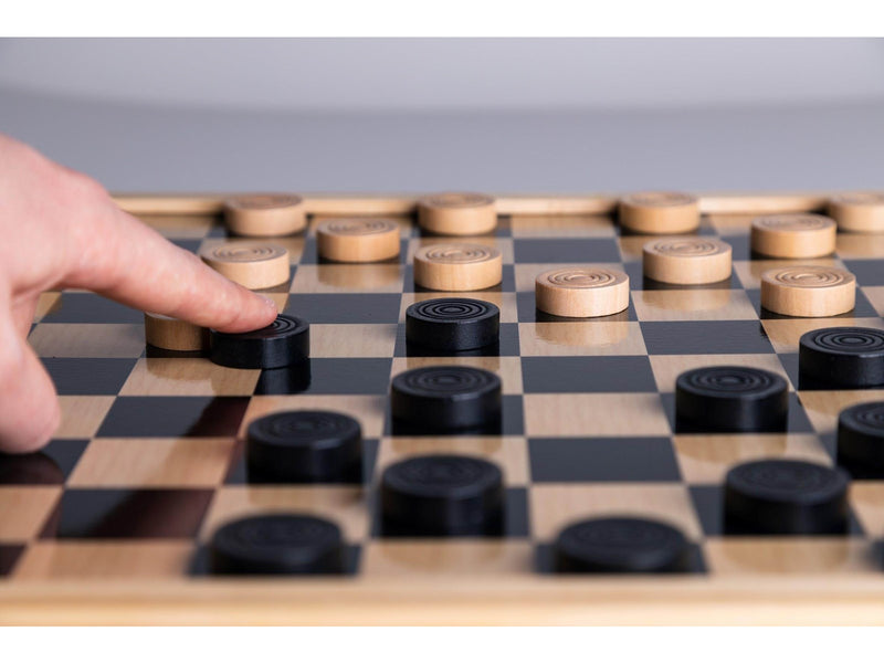 Clown Games Checkers Wood