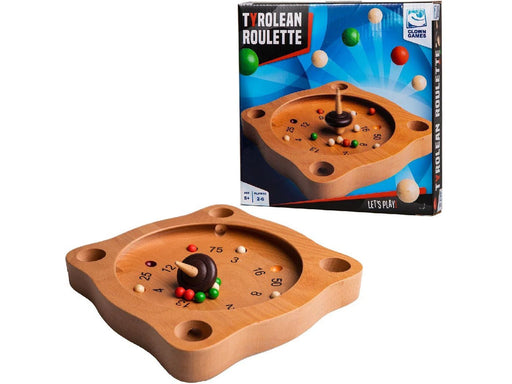 Clown Games Tyrolean Roulette Wooden Board Game