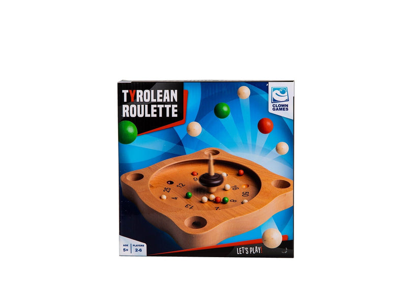 Clown Games Tyrolean Roulette Wooden Board Game
