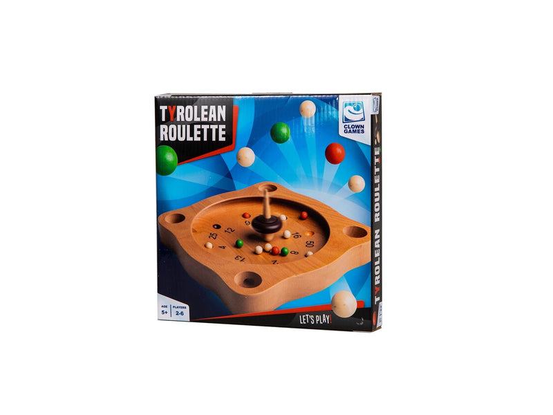 Clown Games Tyrolean Roulette Wooden Board Game