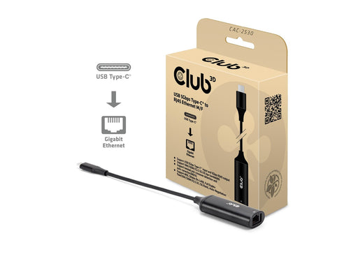 Club 3D CAC-2530 USB 5Gbps Type-C RJ45 Ethernet Adapter