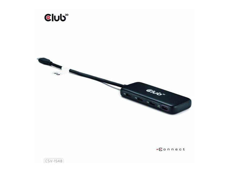 Club 3D CSV-1548 - hub - 4 ports USB-Hubs - 4 - Schwarz