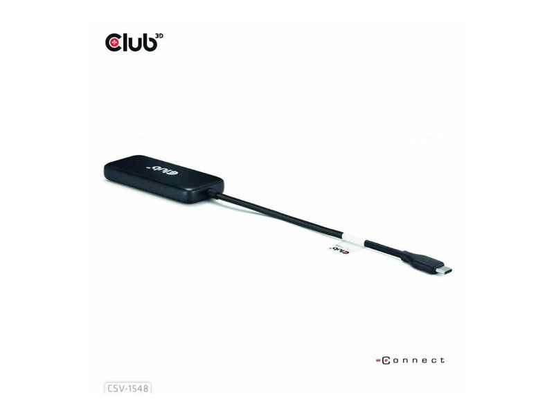 Club 3D CSV-1548 - hub - 4 ports USB-Hubs - 4 - Schwarz