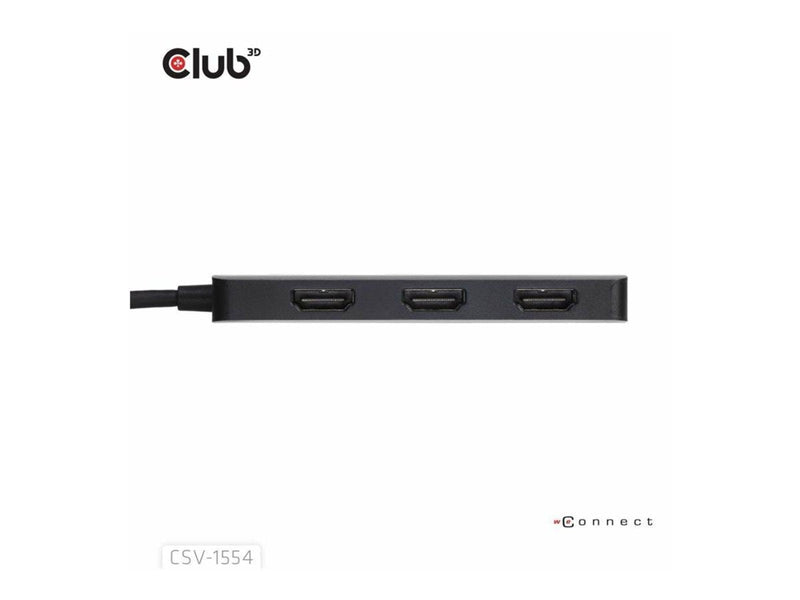 Club 3D CSV-1554 - docking station - USB-C / Thunderbolt 4 - 3 x HDMI