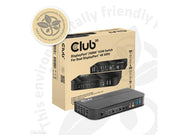 Club 3D CSV-7210 DisplayPort/HDMI KVM Switch for Dual DisplayPort 4K60Hz