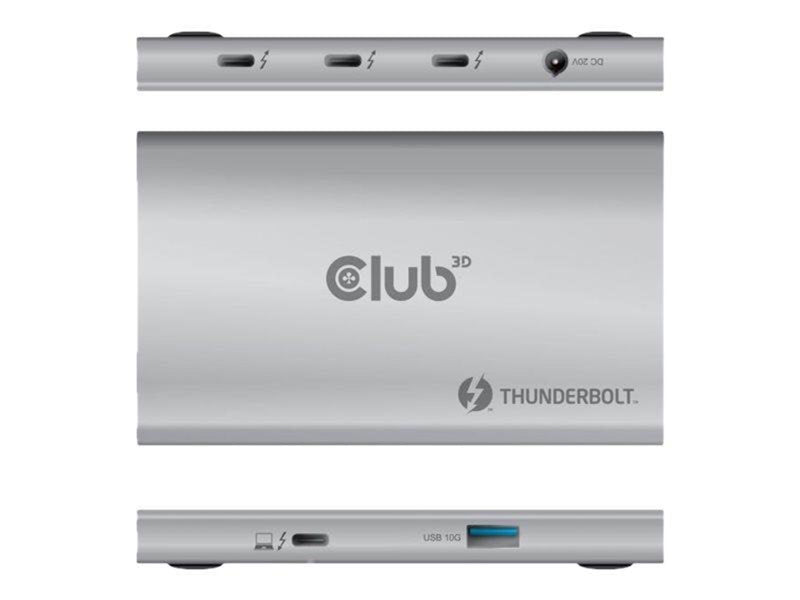 Club 3D Club3D Thunderbolt 4 Portable 5-in-1 Hub with Smart Power