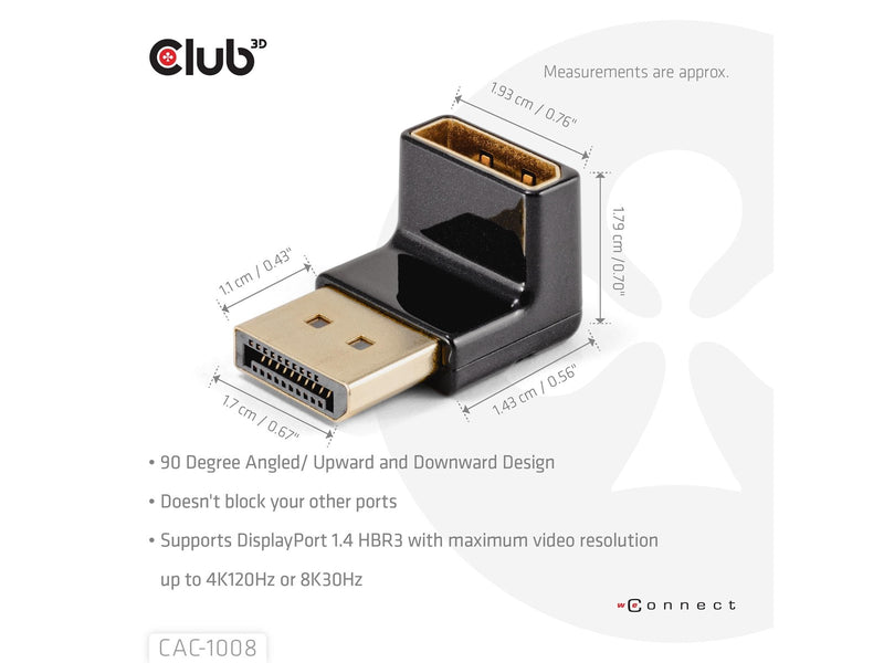 Club 3D - DisplayPort adapter - DisplayPort to DisplayPort