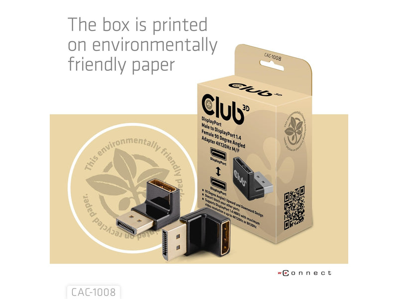 Club 3D - DisplayPort adapter - DisplayPort to DisplayPort