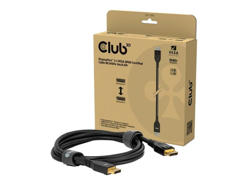 Club 3D - DisplayPort cable - DisplayPort to DisplayPort - 2 m
