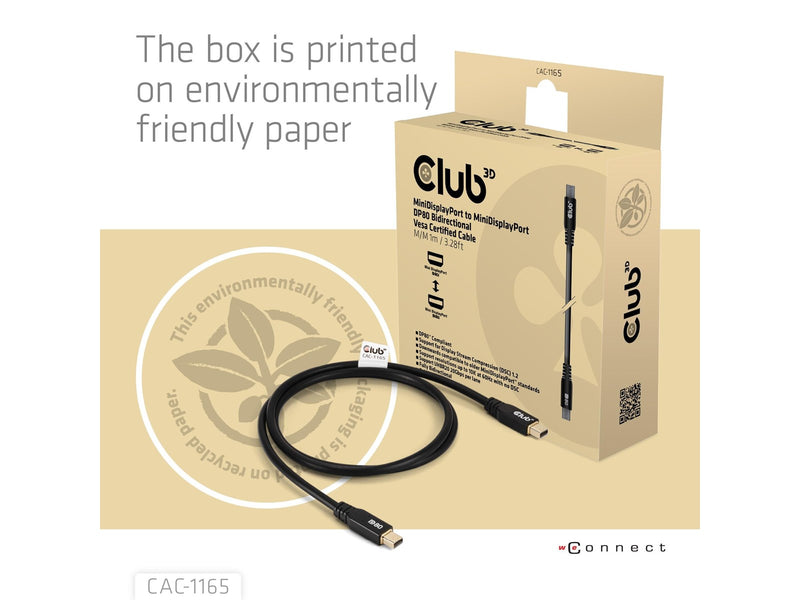 Club 3D - DisplayPort cable - Mini DisplayPort to Mini DisplayPort - 1 m