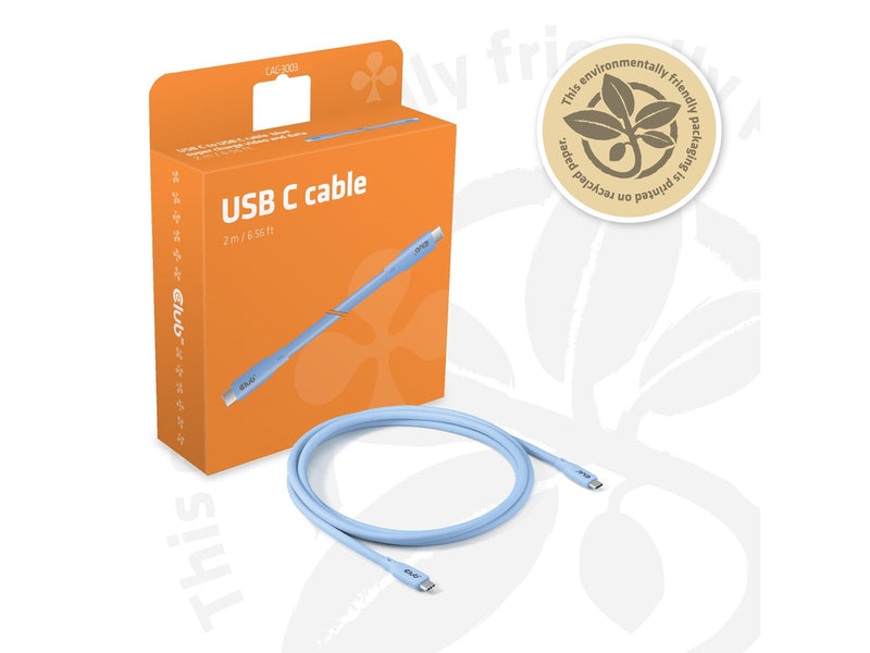 Club 3D - USB-C cable - 24 pin USB-C to 24 pin USB-C - 2 m