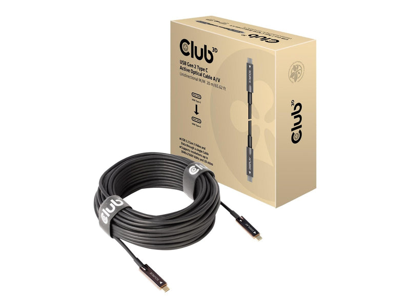 Club 3D - USB-C cable - 24 pin USB-C to 24 pin USB-C - 20 m