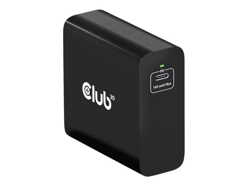 Club 3D power adapter - GaN technology - 24 pin USB-C - 140 Watt