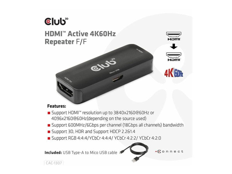 Club 3D - repeater - HDMI