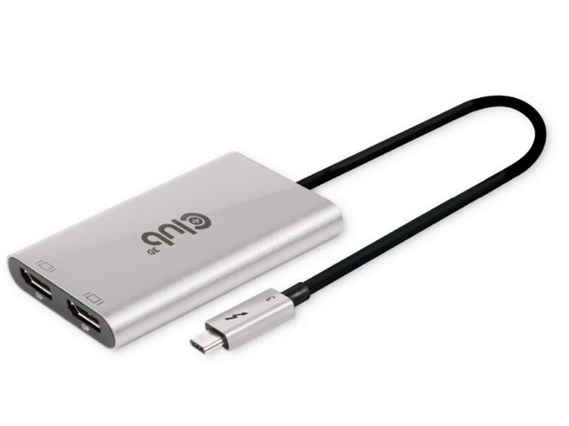 Club 3D - video adapter - 24 pin USB-C to DisplayPort - 23.5 cm