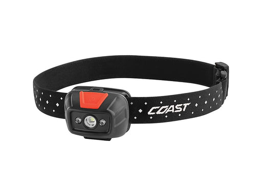 Coast Headlamp FL19 415 lumen red & white light Wide Beam IP54 incl. 3 x AAA batteries