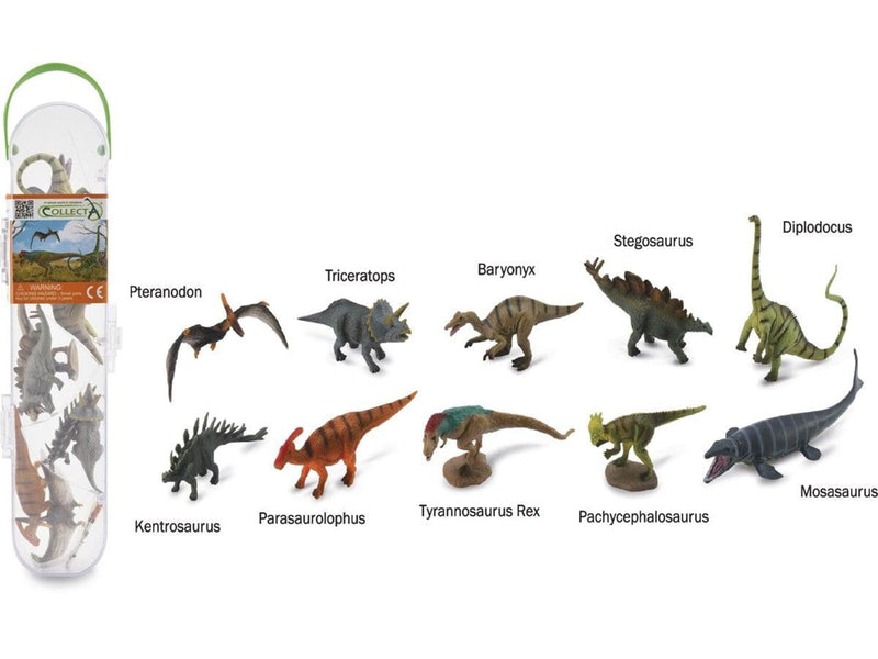 Collecta Box of Mini Dinosaurs in tube toy