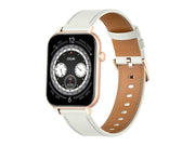 Colmi C28 Smartwatch White Leather Strap