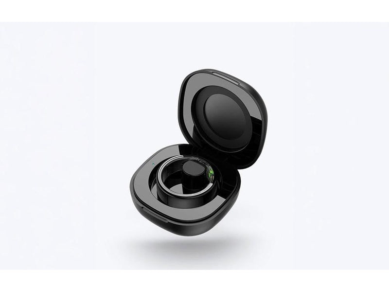 Colmi R02 Smart Ring Size 10 19.8mm with Charging Case - Black