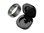 Colmi R02 Smart Ring Size 12 21.3mm with Charging Case - Black