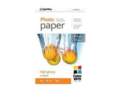 ColorWay - photo paper - high-glossy - 50 sheet(s) - A4 - 180 g/m²