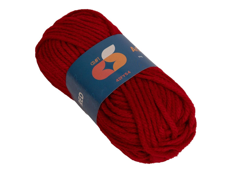 Colorations - Acrylic yarn 4 mm - 50gr - Red