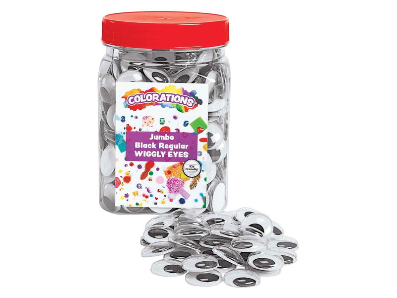 Colorations - Black Wiggle Eyes 100 pcs.