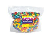 Colorations - Clear Wooden Beads 450 grams