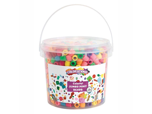 Colorations - Colored Large Beads in Bucket 680 grams
