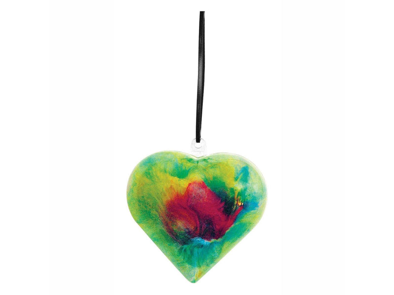 Colorations - Fillable Ornament Transparent Heart Set of 12