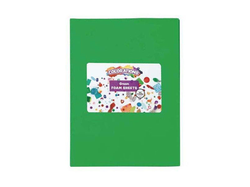 Colorations - Foam Sheets Green 10 pcs.